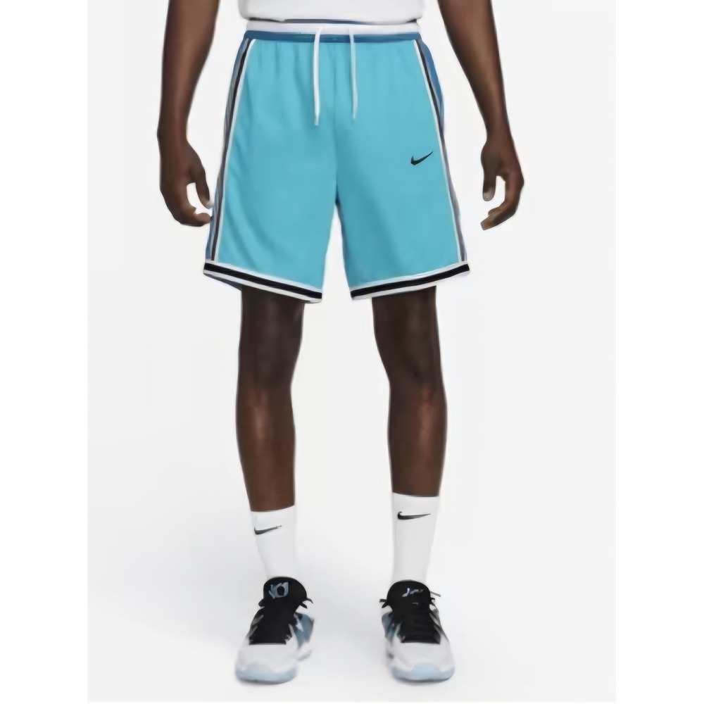 Nike Dri-FIT Basketball Shorts Mens Large Teal Blue Mesh Athletic Gym DH6763-446